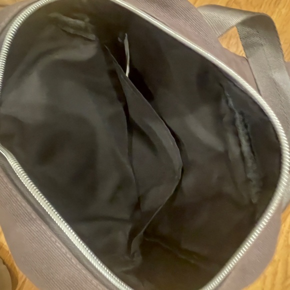 Used once Gray canvas Disney Mickey.Mouse crossbody backpack purse - Picture 5 of 6